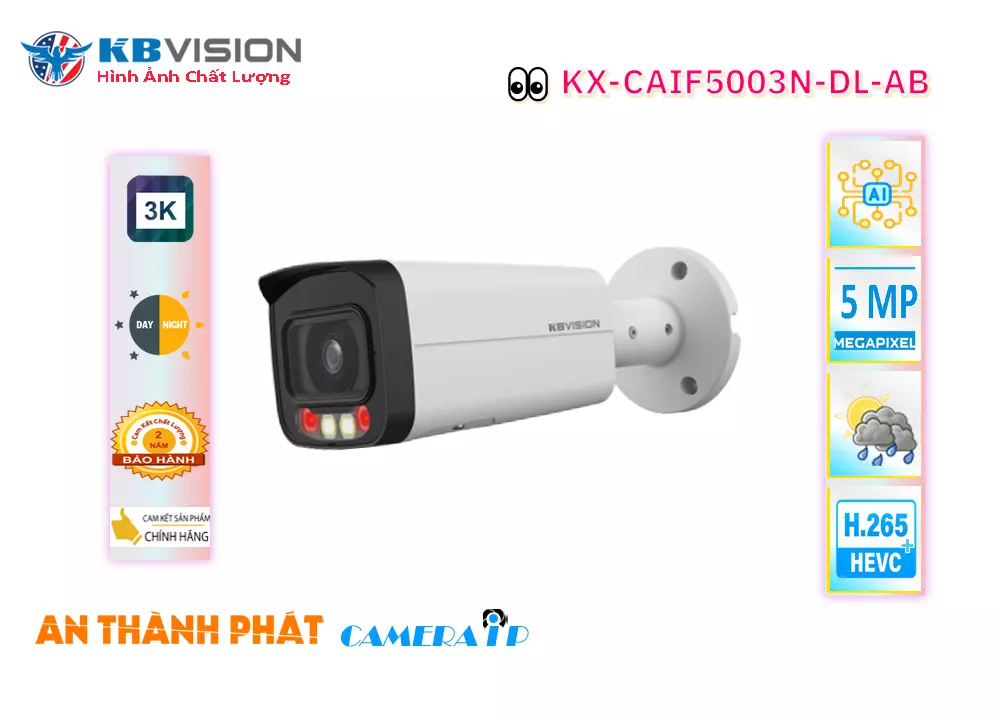 Camera Kbvision KX-CAiF5003N-DL-AB,thông số KX-CAiF5003N-DL-AB,KX CAiF5003N DL AB,Chất Lượng