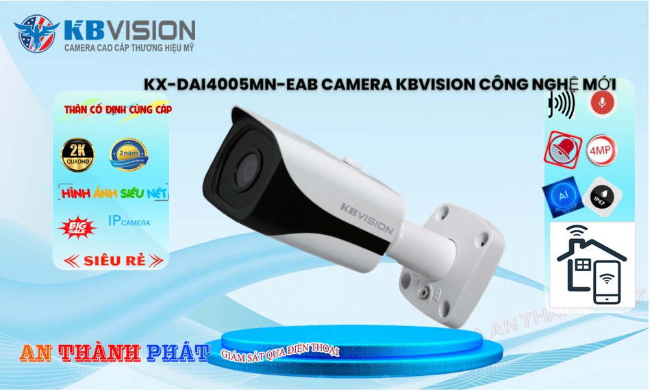 KX-DAi4005MN-EAB Camera Giá Rẻ KBvision KX-DAi4005MN-EAB Camera Giá Rẻ KBvision