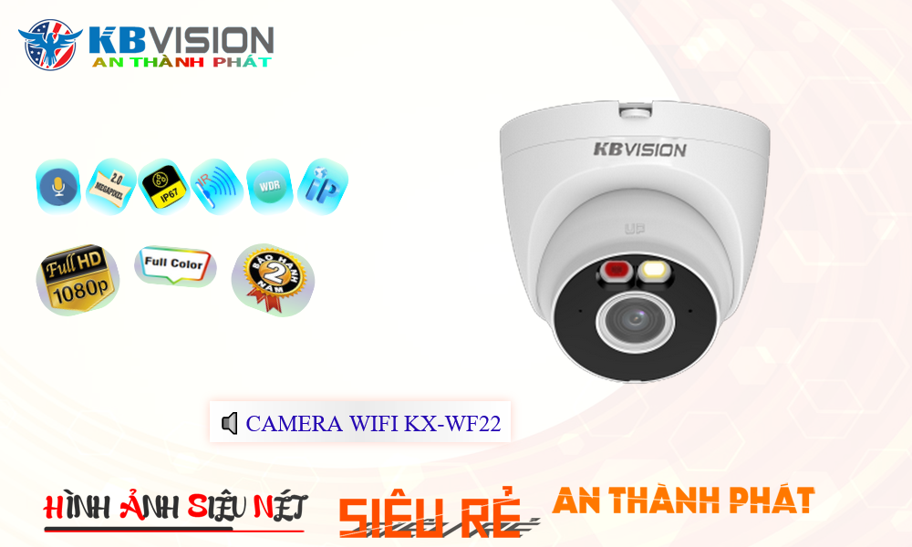 KBvision KX-WF22 Sắc Nét KBvision KX-WF22 Sắc Nét