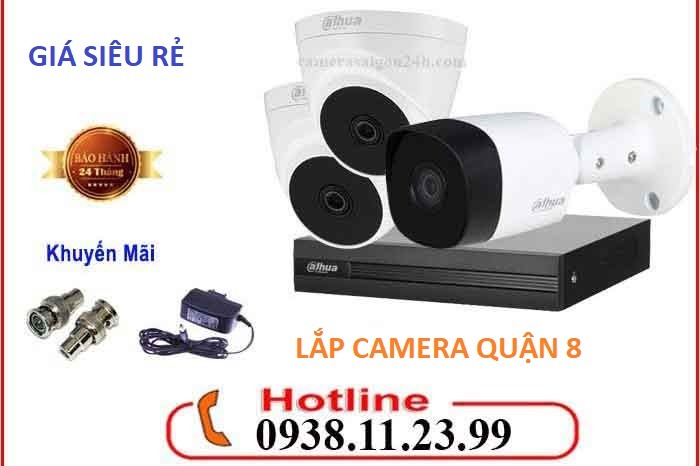 Lắp camera quận 8 trọn bộ