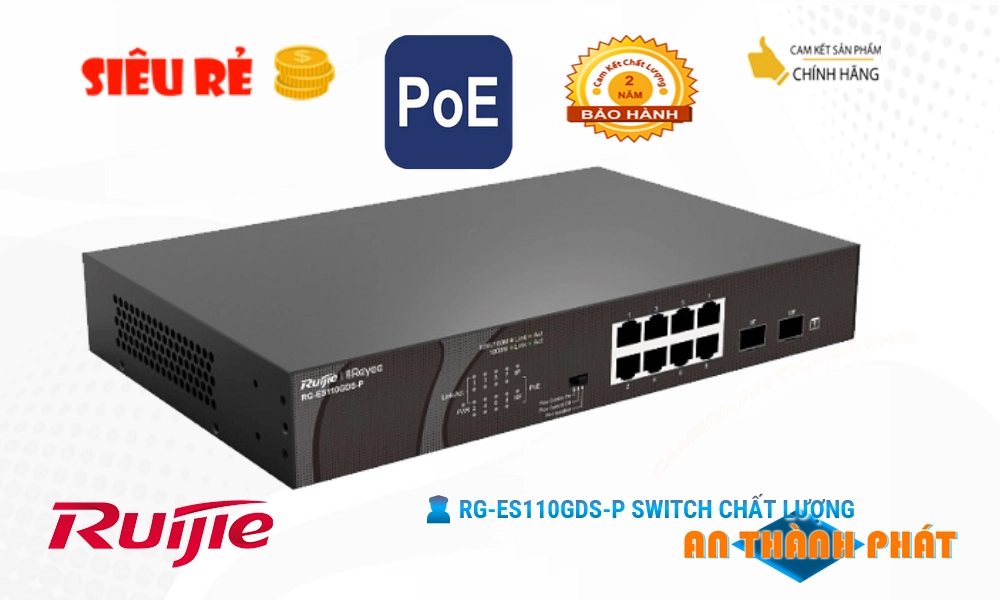 Hãng Hikvision RG-ES110GDS-P Hãng Hikvision RG-ES110GDS-P