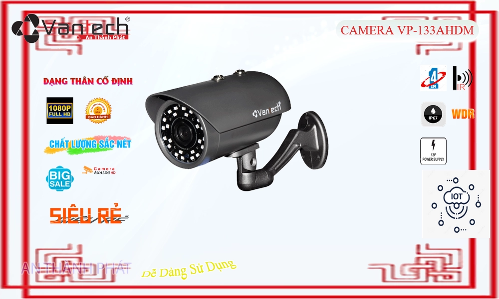 VP-133AHDM Camera Giám Sát,Giá VP-133AHDM,VP-133AHDM Giá Khuyến Mãi,bán VP-133AHDM, HD Anlog VP-133AHDM Công Nghệ