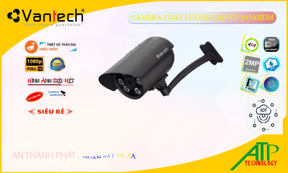 Camera VanTech VP-143AHDM Mẫu Đẹp,VP-143AHDM Giá Khuyến Mãi, HD VP-143AHDM Giá rẻ,VP-143AHDM Công Nghệ Mới,Địa Chỉ Bán