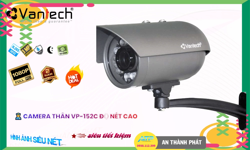 VP-152C Camera VanTech,Giá VP-152C,VP-152C Giá Khuyến Mãi,bán VP-152C, IP POEVP-152C Công Nghệ Mới,thông số