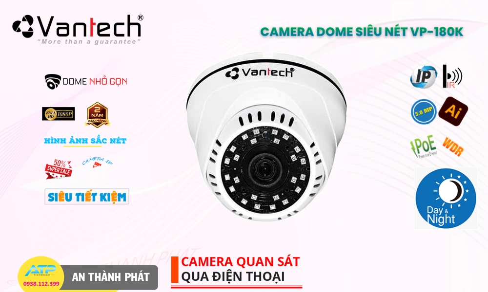 Camera VanTech Giá tốt VP-180K Camera VanTech Giá tốt VP-180K