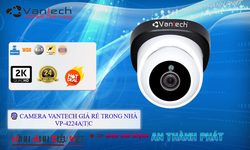 Camera VanTech VP-4224A|T|C Mẫu Đẹp Camera VanTech VP-4224A|T|C Mẫu Đẹp