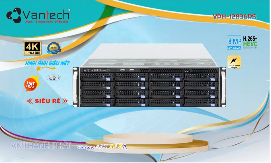 Đầu Thu KTS VanTech VPH-12836RS Giá rẻ ❇ Đầu Thu KTS VanTech VPH-12836RS Giá rẻ ❇