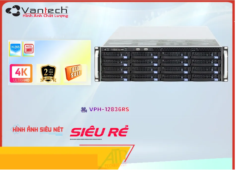 Server Ghi Hình Vantech VPH-12836RS,thông số VPH-12836RS, HD IP VPH-12836RS Giá rẻ,VPH 12836RS,Chất Lượng