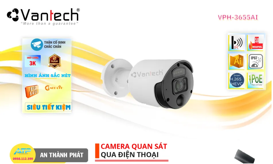 Camera VanTech VPH-3655AI