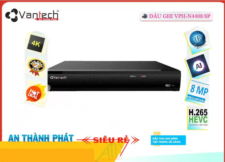 Đầu Thu VPH-N4408/8P VanTech