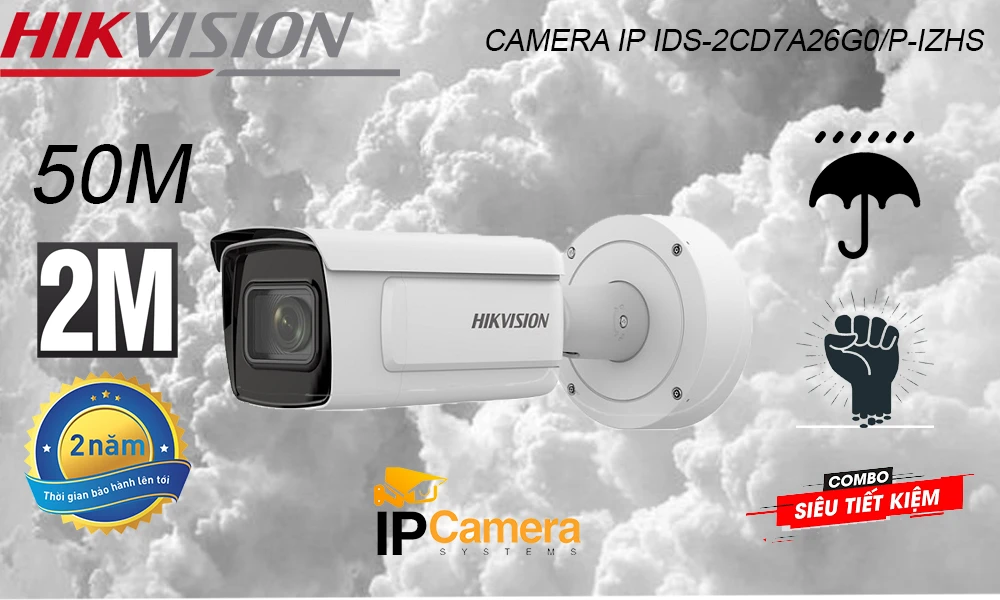 Camera IP iDS-2CD7A26G0/P-IZHS,iDS-2CD7A26G0/P-IZHS Giá Khuyến Mãi, Cấp Nguồ Qua Dây Mạng iDS-2CD7A26G0/P-IZHS Giá