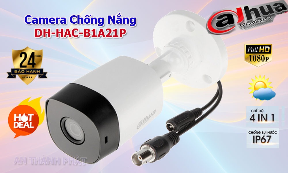 camera DH-HAC-B1A21P giá rẻ giám sát qua điện thoại