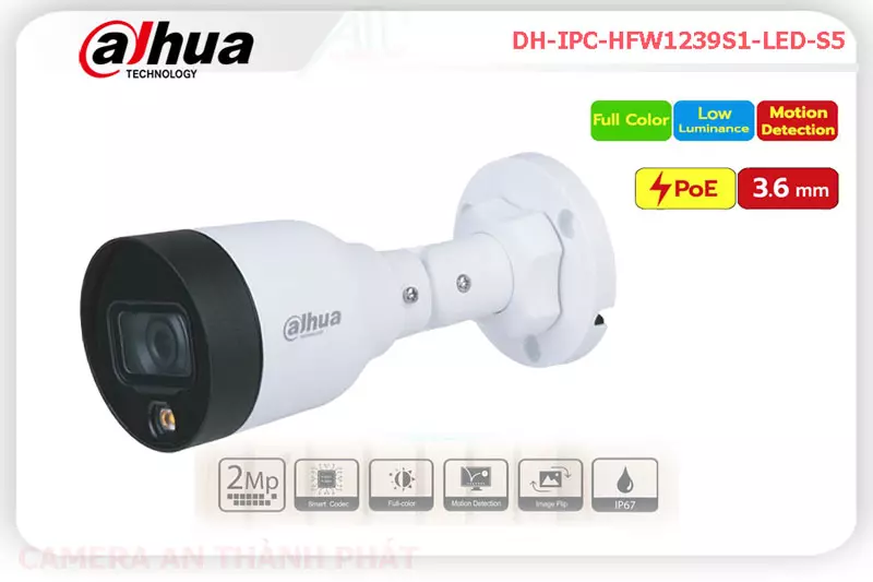 Camera Dahua DH-IPC-HFW1239S1-LED-S5,DH-IPC-HFW1239S1-LED-S5 Giá Khuyến Mãi, Công Nghệ POE DH-IPC-HFW1239S1-LED-S5 Giá