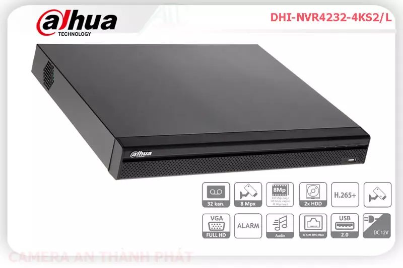 Đầu ghi hình 32 kênh IP DHI-NVR4232-4KS2/L,Giá DHI-NVR4232-4KS2/L,DHI-NVR4232-4KS2/L Giá Khuyến Mãi,bán Đầu Thu