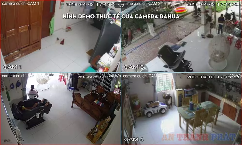 Như hình ở dưới dây là hình một công trình tại nhà dân tại huyện củ chi chúng tôi đã lắp đặt thành công. Hình ảnh camera đã hiển thị đẹp sắc nét,Màu sắc chân thực đến từng chi tiết. (Hình ảnh đã được chủ nhà cho phép làm hình demo camera thực tế của sản phẩm camera Dahua).