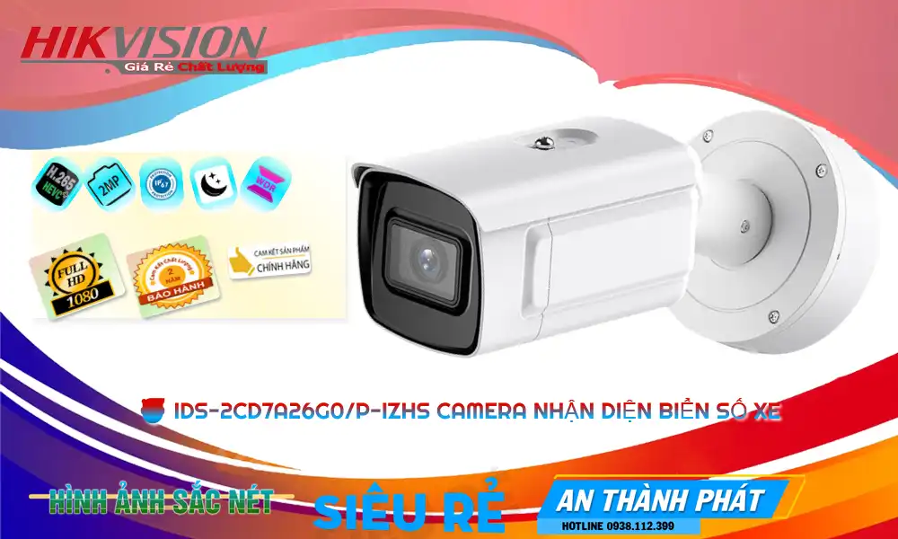 ✪ Camera iDS-2CD7A26G0/P-IZHS Giá rẻ ✪ Camera iDS-2CD7A26G0/P-IZHS Giá rẻ