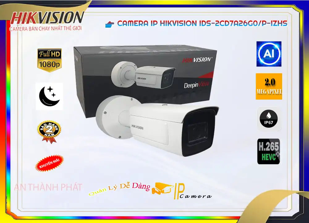 ✪ Camera iDS-2CD7A26G0/P-IZHS Giá rẻ ✪ Camera iDS-2CD7A26G0/P-IZHS Giá rẻ